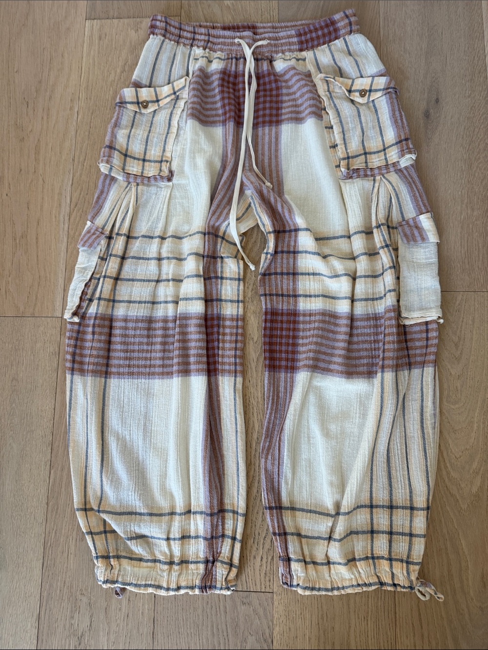 Free People gauze cargo pants